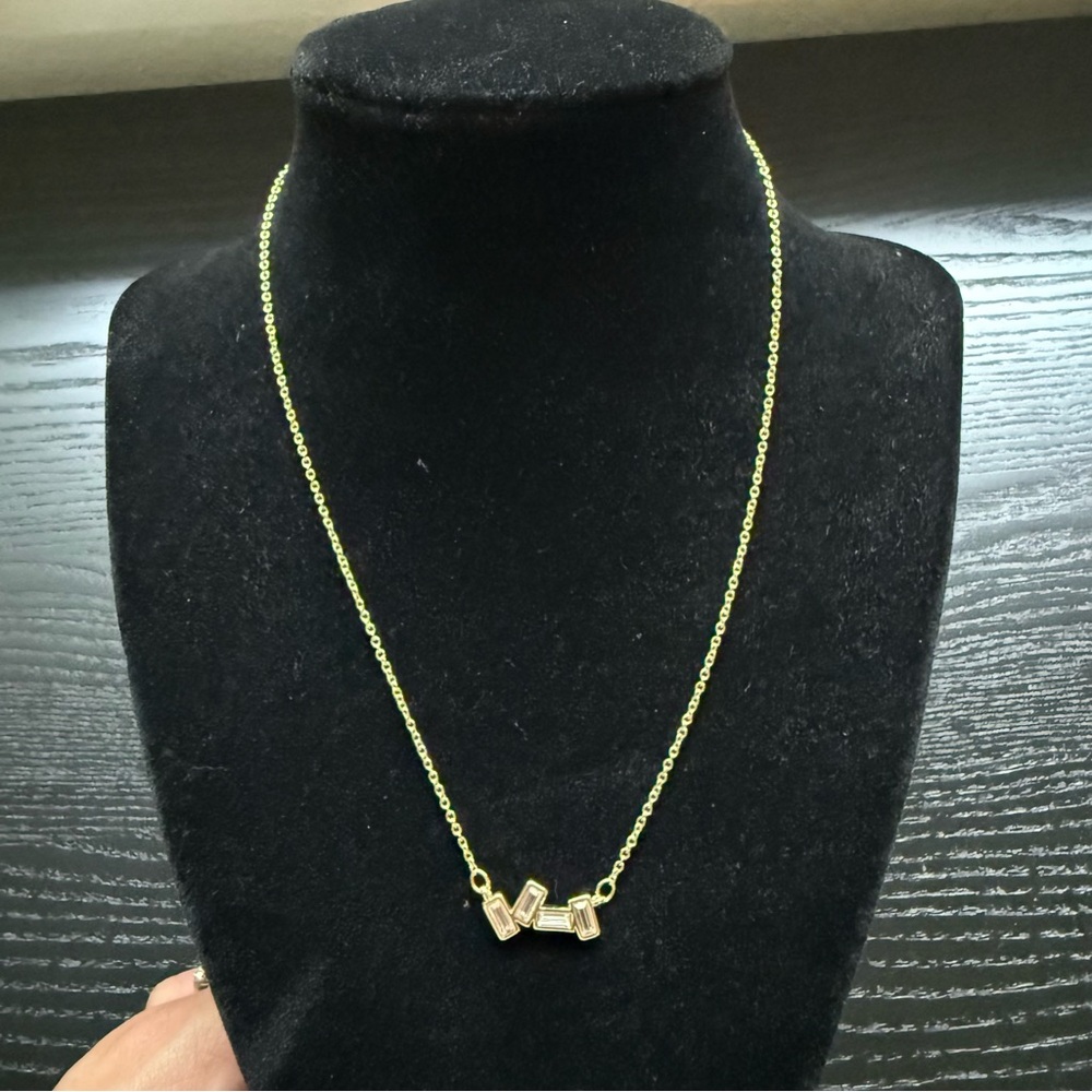 Bryan Anthonys Beautifully Broken Elegant Gold Necklace with Geometric Pendant